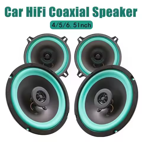 4/5/6.5 Inches Car HiFi Coaxial Speaker Full Range Frequency Auto Audio Loudspeaker Car Horn Car Doo