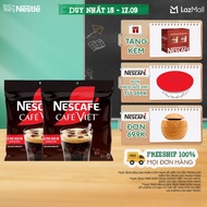 [ƯU ĐÃI THÁNG 9] [FREESHIP HCM] Combo 2 Túi Cà phê hòa tan NESCAFÉ Café Việt Cà phê đen đá (Túi 35 g