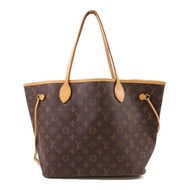 LOUIS VUITTON Monogram Neverfull MM金扣手挽袋