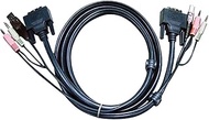 Aten 2L-7D02U USB DVI-D Single Link KVM Cable, 1.8m