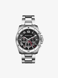 นาฬิกาข้อมือผู้ชาย MICHAEL KORS Brecken Chronograph Black Dial - Silver MK8438