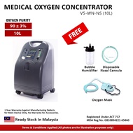 [𝐌𝐃𝐀 𝐀𝐏𝐏𝐑𝐎𝐕𝐄𝐃] Oxygen Concentrator 10L | V5-WN-NS on Casters | Medical Grade for Home & Clinic