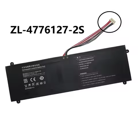 Laptop Replacement Battery ZL-4776127-2S ZL4776127-2S 4776127-2S 7.4V 5000mAh 37WH 10 PIN 9 wires Ne