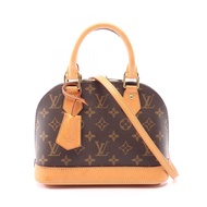 【二手】LOUIS VUITTONAlma BB Monogram 兩用手提包 M53152 PVC塗層帆布皮革 Alma BB 女士二手 B