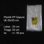 Clear PP Plastic Bag size 20x35 23x40 25x40 Laundry Plastic