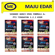 SASBADI KUNCI EMAS FORMULA A+ PT3 TINGKATAN 1.2.3 KSSM / MATE/GEO/SEJ/RBT/P.ISLAM/SAINS