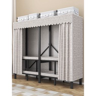 Economical Home Wardrobe for Bedroom, Durable Foldable Cloth Wardrobe, Integrated Simple Installatio