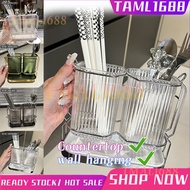 [✅Sg Seller] Cutlery Organizer Utensils Holder Fork Spoon Knife Storage Drainer Chopsticks Tableware