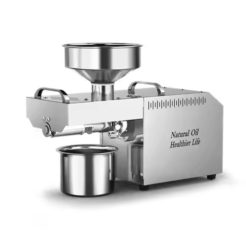 Small Oil Pressers Stainless Steel Home Use Peanut Sesame Avocado Screw Press Oil Extraction Machine