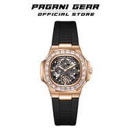 Pagani Gear Jam Tangan Wanita Ladies Rubber Quartz Watch PG-G2018