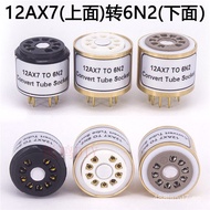 Electron tube socket12AX7 12AU7 ECC82Turn6N2 6N1 6922 ECC88Electronic tube adapter
