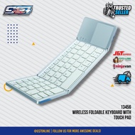 NEW TRAVEL WIRELESS FOLDABLE KEYBOARD B033 WITH TOUCH PAD