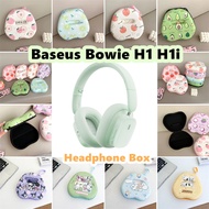 READY STOCK For Baseus Bowie H1 H1i Headphone Case Niche Cartoon Headset Storage Bag Casing Box