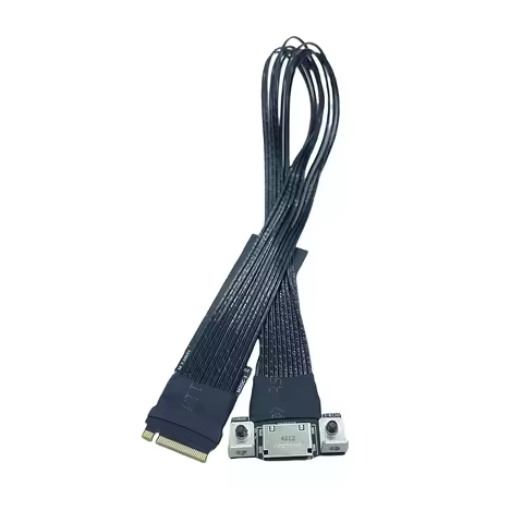 For M.2 to Oculink 4i Extension Cable for PC Desktop for M2 Mkey NVME to SFF8612 Adapter Cord PCIe 4