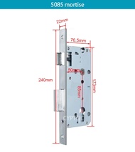 【COOL】 2885 3085 3585 4585 5085 5585 6085 7085 Size Lock Body Mortise For Smart Aluminum Doors Locks
