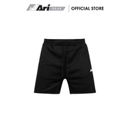 ARI ESSENTIAL TRACK SHORTS - BLACK/WHITE กางเกงอาริขาสั้น ESSENTIAL TRACK สีดำ
