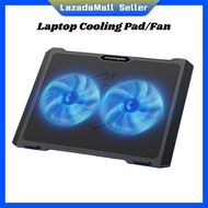 Laptop Cooling Pad/Cooling Fan (Support 12inch To 17.3inch Laptop) (Blue)(Router)