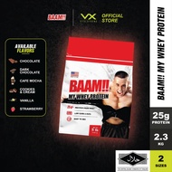 BAAM My Whey Protein Powder (5lbs / 10lbs) | 25g Protein, 5g BCAA, Glutamine – Muscle Gain & Recover