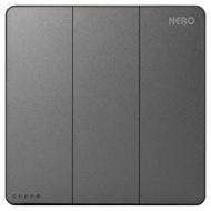 Nero Casa X21031-Grey 3 Gang 1 Way Switch
