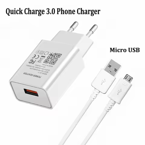 USB Charger Quick Charge 3.0 Wall Charger Adapter For Huawei Y7P Y5P Y6P Honor 10Lite 9Lite Redmi 9A