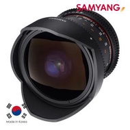 Samyang 8mm T3.8 VDSLR UMC Fish-eye CS II for Canon EF 魚眼電影鏡頭 香港行貨 原廠2年保養 森養