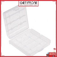 GETMORE Battery Case AAA AA 16850 Hard Plastic Battery Case Holder Storage Box Battery