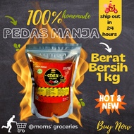 HOT ITEM cili gemuk giling PEDAS MANJA[refill pack] 1Kg