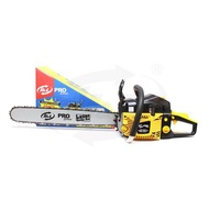 MOLLAR GERMANY Mesin Potong Kayu 58cc mesin sinso Chainsaw 2-tak 22inch Gergaji Potong Pohon Kayu Gergaji sinso mini potong kayu alat potong kayu Kualitas Terbaik Badan pesawat jld Pisau gergaji