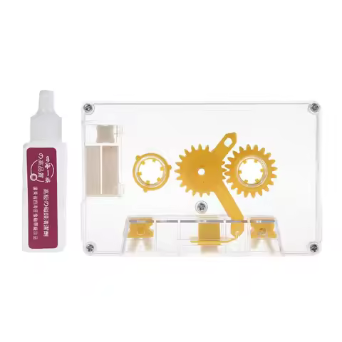 Cassette Head Demagnetizer Cleaner Kit Washing Fluid Used for Audio Deck Players Cassette Tape Playe