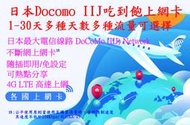 【君媛小鋪】日本原生卡 Docomo IIJ 4G/5G 行動上網卡3天 5天7天10天 15天 30天 吃到飽上網卡