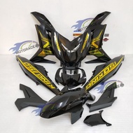 CUSTOM COVER SET MX KING CHROME GOLD Y15ZR V1 & V2 YAMAHA