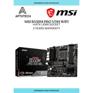 (MSI B550M PRO-VDH WIFI) AMD AM4 M-ATX MOTHERBAORD Combo Deal RYZEN 5500/5600/5600G/5600X/5700X/5700