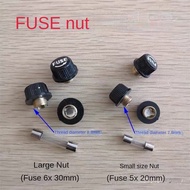 111FUSE FUSE Nut Head Glass Tube Size Buckle Head Welding Meter Appliance 3/5/8/10/15A