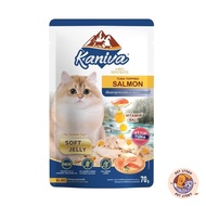 [ยกลัง 48 ซอง] Kaniva อาหารเปียกแมว เปียกแมว คานิว่าเพาซ์ ผสม Vitamins Ball ขนาด 70 กรัม