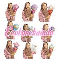 Cartoon Character Balloon Stick Hand Stick cute balloon Stick Ecobonekaindo