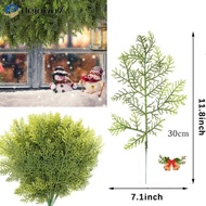 Fast Delivery!  20 Pcs Artificial Leaves Branches 11.8 Inches Pine Stems Christmas DIY Accessories For Home Garden