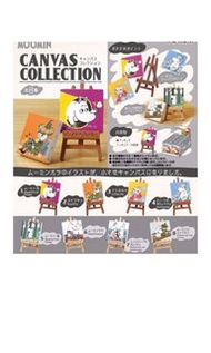 全新絕版Re-ment Rement 日本 MoominCanvas Collection 姆明一族 小肥肥一族小布畫全8種