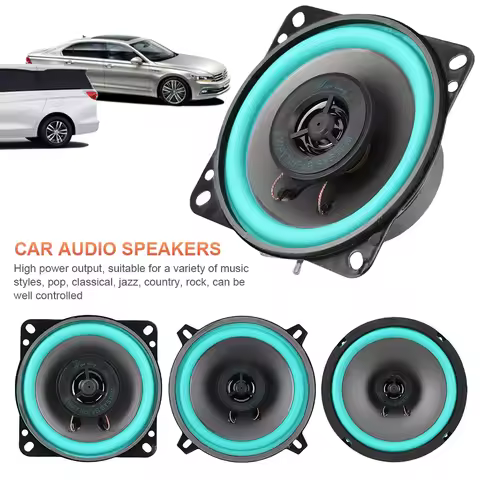 4/5/6 Inch Universal Automotive Audio Car Stereo Speaker 100W/160W HiFi Coaxial Subwoofer 12V Full R