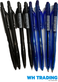 [WH] ESI BALL POINT PEN | BALL PEN | 0.7mm  BALL PEN | ESI BALL PEN 2129 | BLUE/BLACK/RED 50Pcs/Box