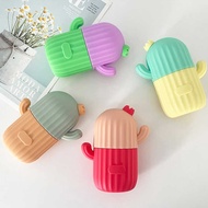 Ro Roton Silicone Face Ice Pack Face Ice Tray Ice Cube Mold Massage Ice Roller Cactus Pack Face Ice 