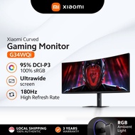 Xiaomi Curved Gaming Monitor G34WQi | 34'' WQHD Display| 180Hz Refresh Rate | FreeSync Premium | 1ms