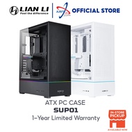 Lian Li SUP01 ATX Desktop PC Gaming Case - Black/White
