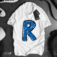 Letter T-Shirt - R - HoCha89 - High Quality Chain Collar Sewing (Real Picture)