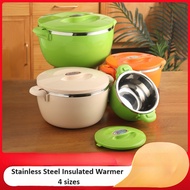 【DapurSavers】 Food Stainless Steel Bowl Thermos Warmer W Lock Roti Canai Simpan Panas