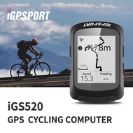 【Free Holder Extension Mount】IGPSPORT IGS520 Bicycle Computer Waterproof IPX7 ANT+ Wireless Bike Speedometer Bluetooth 5.0 GPS Bike Computer With Sensors USB