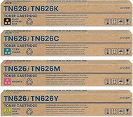 TN626 Toner Cartridge 4-Pack TN626K TN626C TN626M TN626Y ACV1130 ACV1430 ACV1330 ACV1230 Replacement