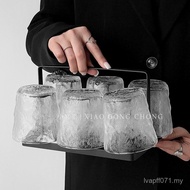 Glass Set Glacier Water Cup Juice Cup Living Room Hospitality Glass Cup Set Glacier Water Cup Family