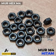 Black M4 Nut | Black M4 Hex Nut