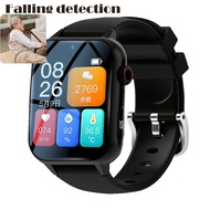Elderly Smart Watch for Elderly Fall Detection 4G Card Yes Phone Call GPS Positioning Vibration Reme