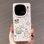 เคสVivo IQOO 12 13 Z9 Z9X Neo10 5G เคส Vivo IQOO Z9 Turbo เคสโทรศัพท์ลายบ้านแมว เคสแข็งกันกระแทก